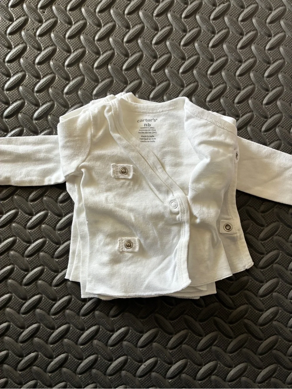 Carter's Baby 4-Pack Long-Sleeve Side-Snap Tees